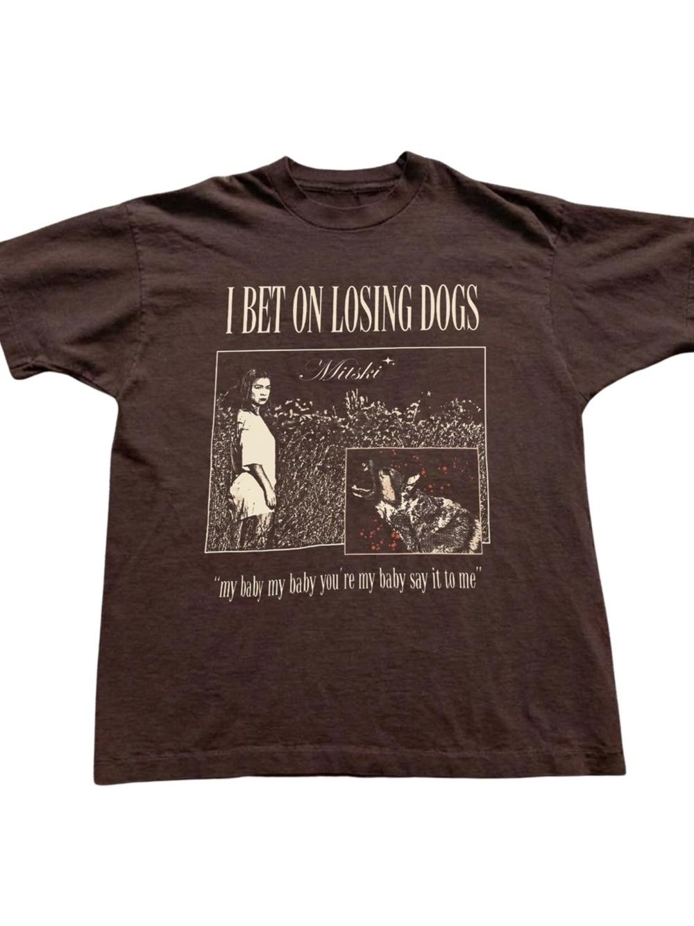 Gildan Brown Graphic Tee